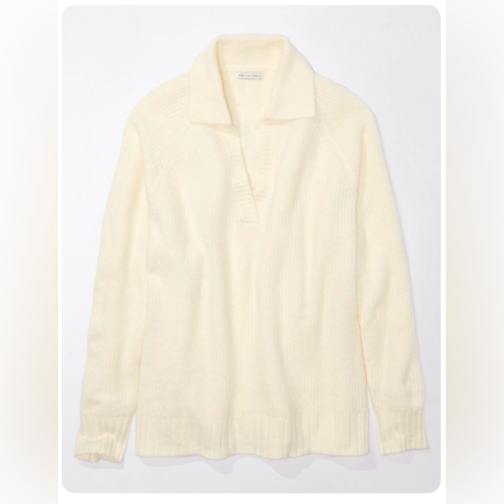 NWT Whoa so soft American Eagle oversized collared sweater